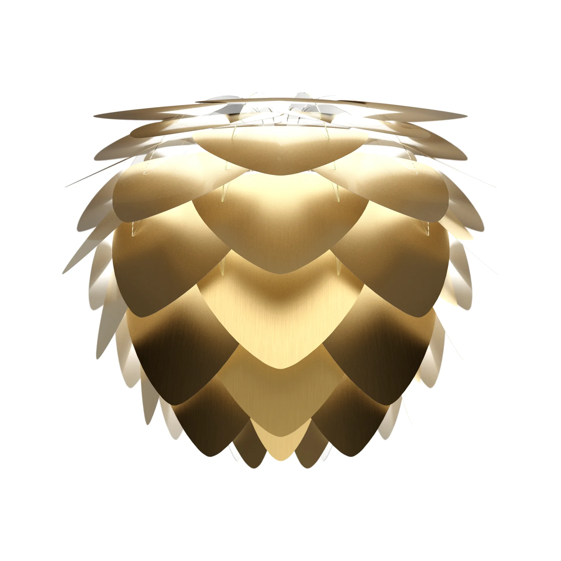 Lampada Aluvia ottone spazzolato, 40 cm Umage