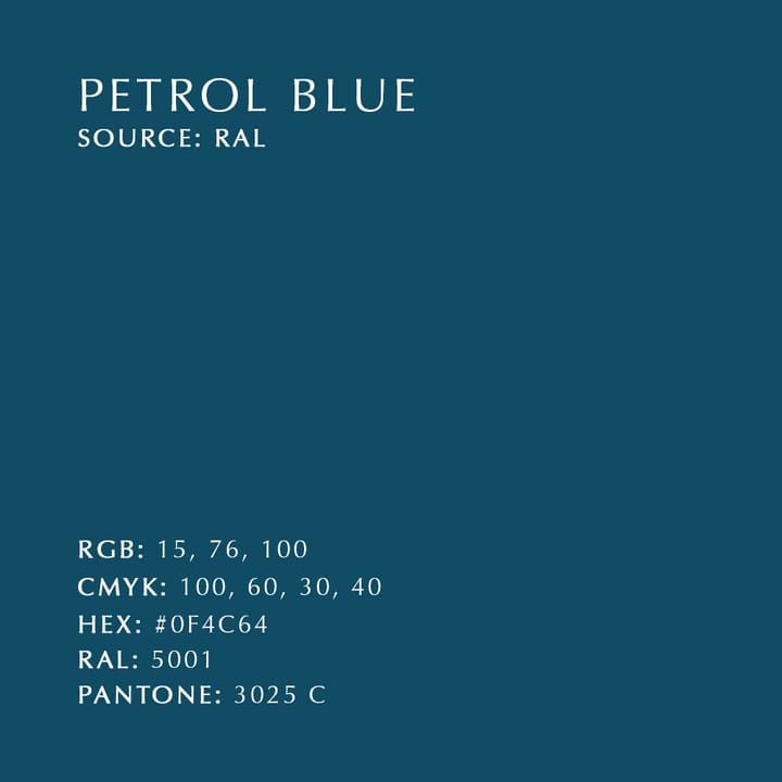 Lampada Aluvia petrol blue, 40 cm Umage
