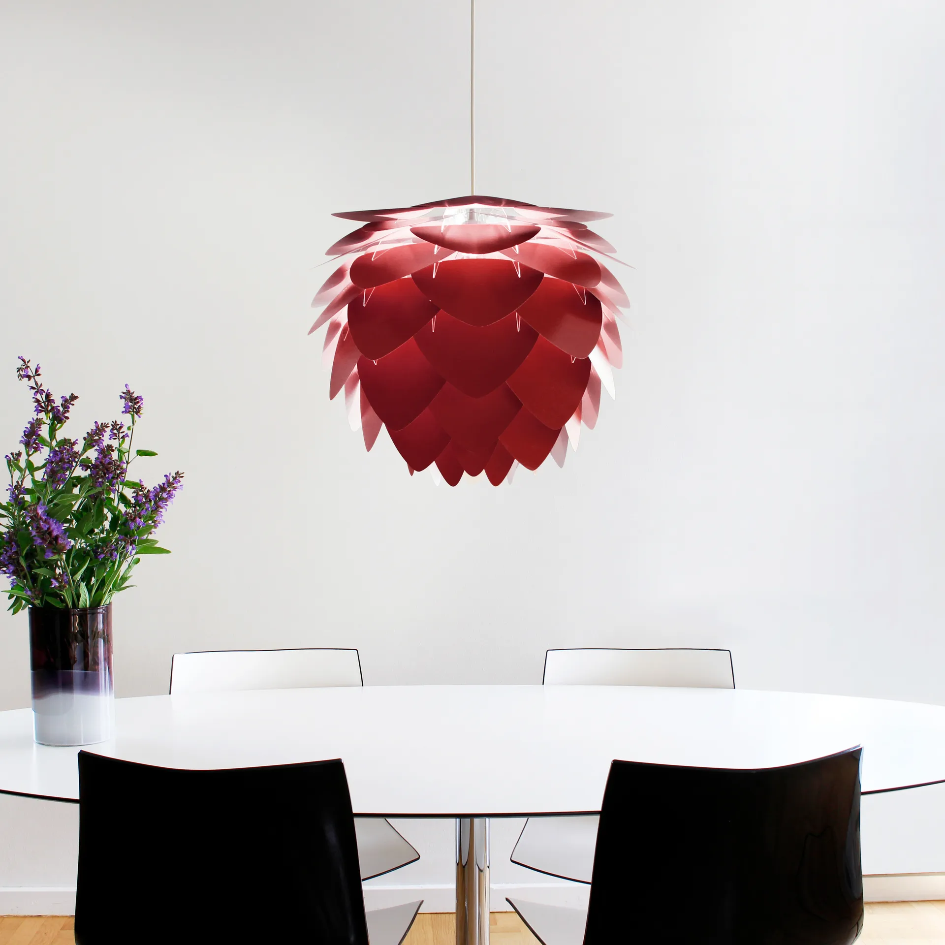Lampada Aluvia ruby red, 59 cm Umage