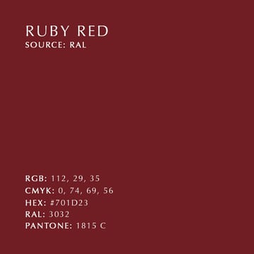 Lampada Aluvia ruby red - 59 cm - Umage