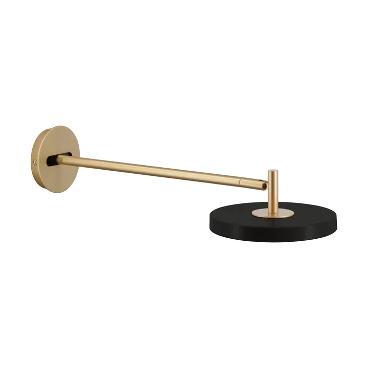 Lampada da parete Asteria Wall - Long, Black-brass - Umage