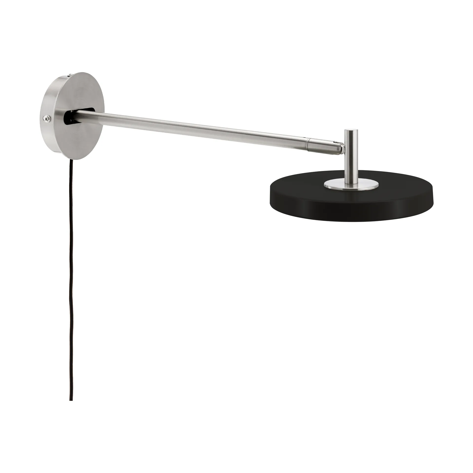 Lampada da parete Asteria Wall, Long, Black-chrome Umage