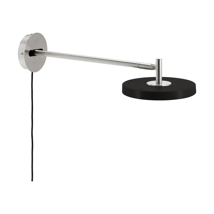 Lampada da parete Asteria Wall - Long, Black-chrome - Umage