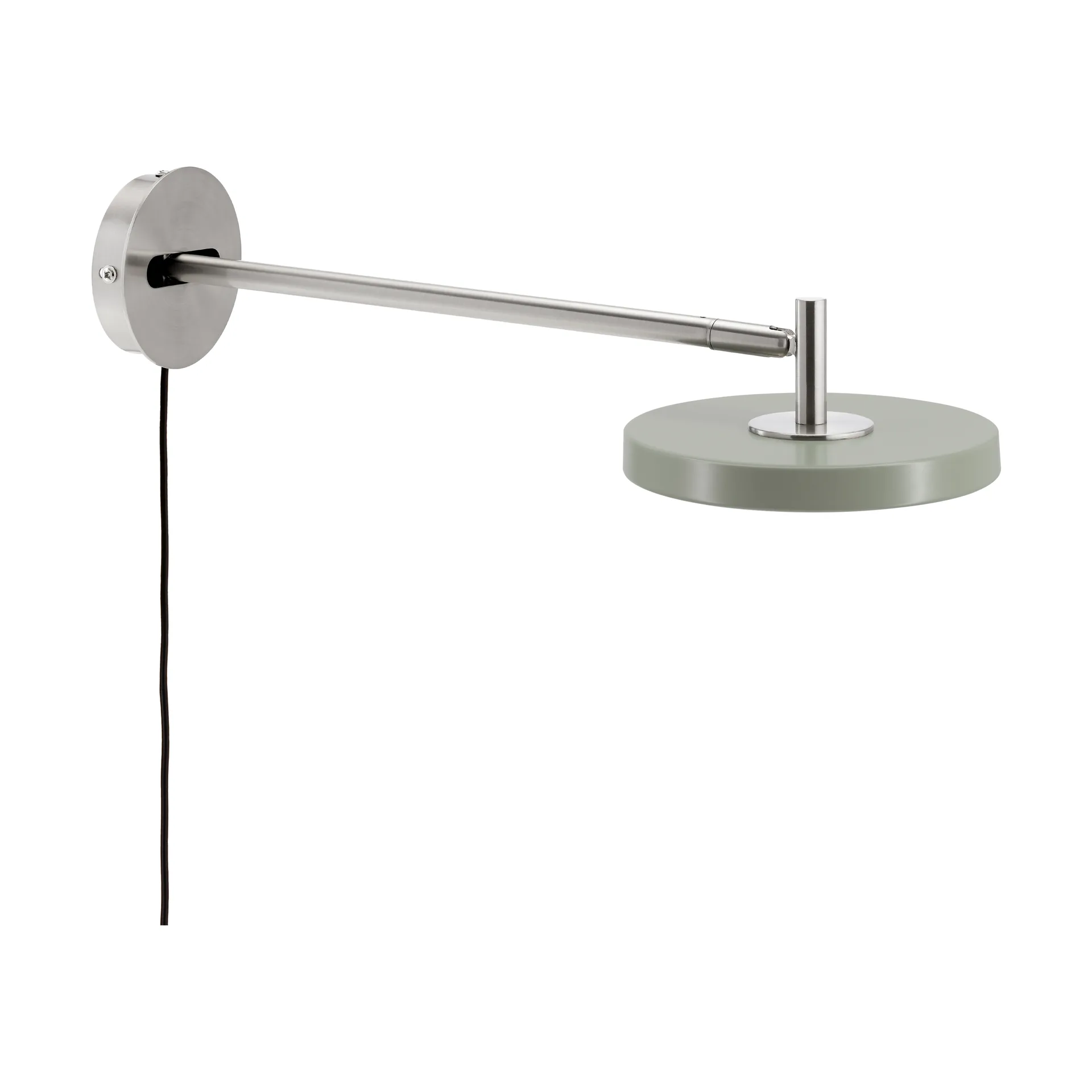 Lampada da parete Asteria Wall, Long, Nuance olive-chrome Umage