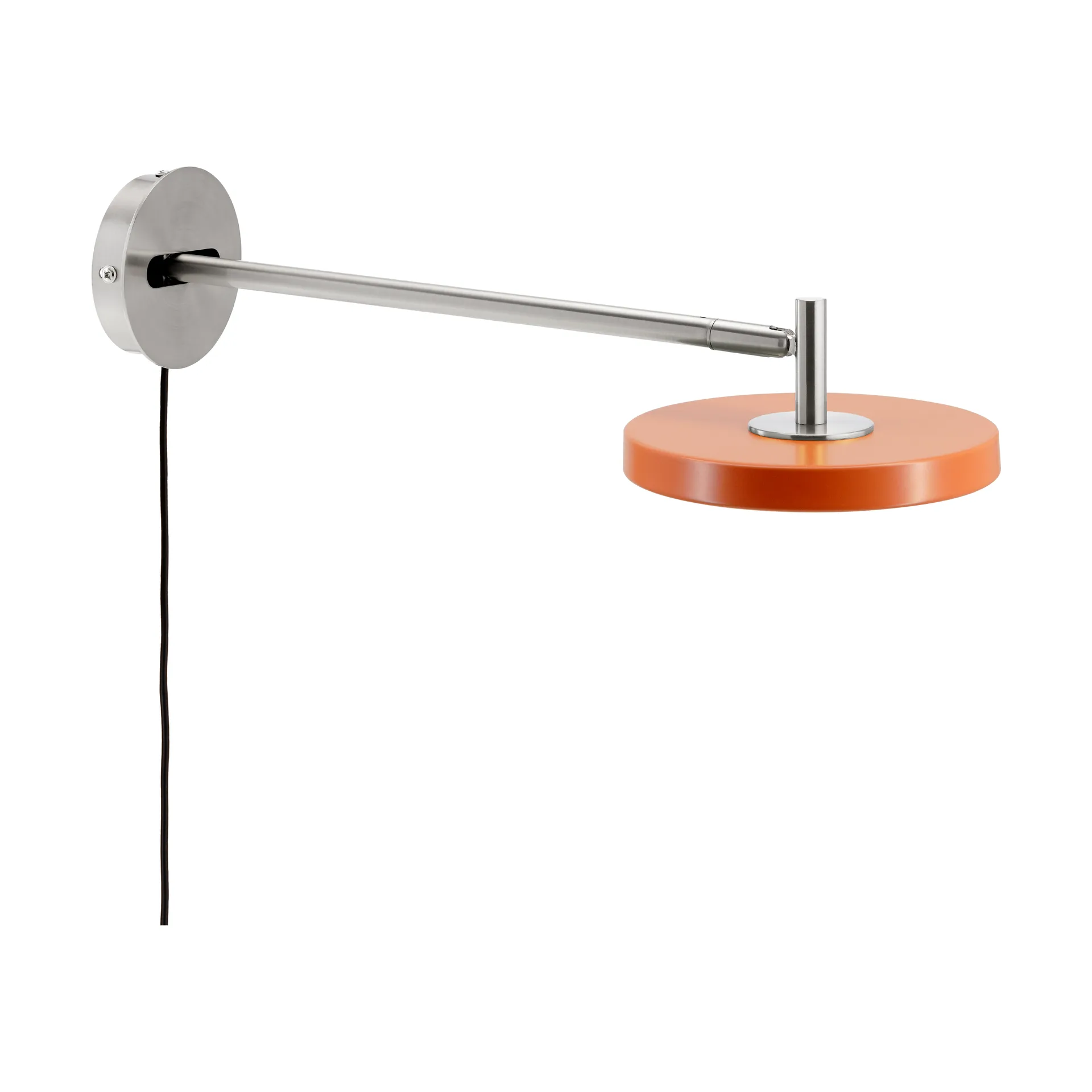 Lampada da parete Asteria Wall, Long, Nuance orange-chrome Umage