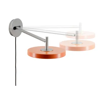 Lampada da parete Asteria Wall - Long, Nuance orange-chrome - Umage