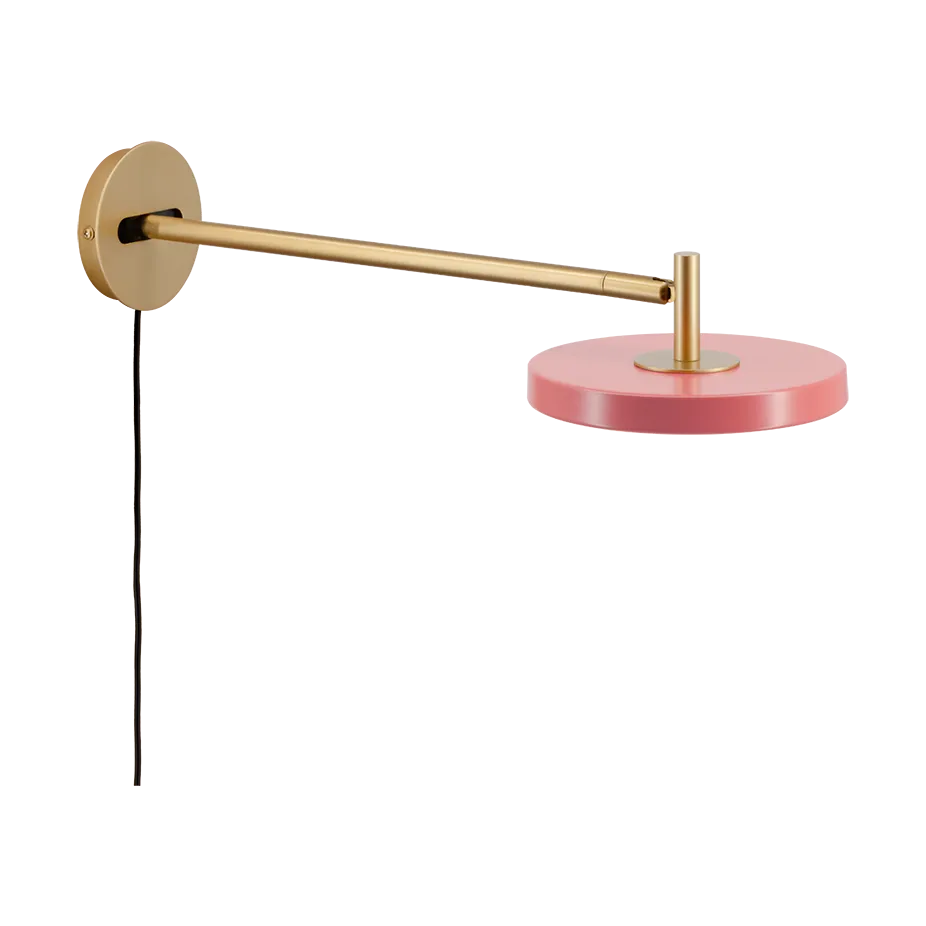 Lampada da parete Asteria Wall long, Nuance rosa Umage