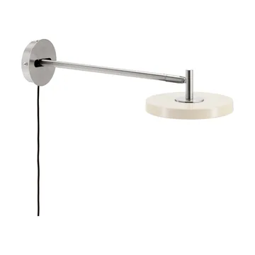 Lampada da parete Asteria Wall - Long, Pearl white-chrome - Umage