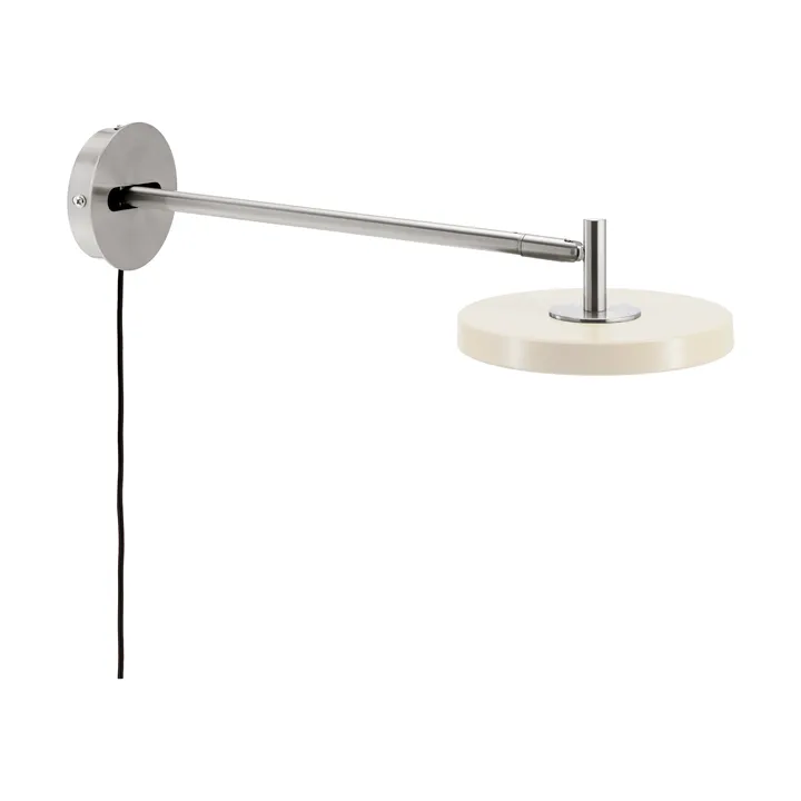 Lampada da parete Asteria Wall - Long, Pearl white-chrome - Umage
