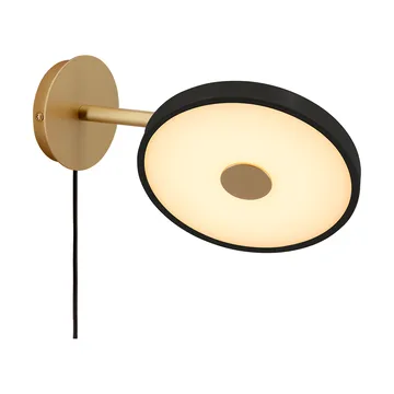 Lampada da parete Asteria Wall - Short, Black-brass - Umage