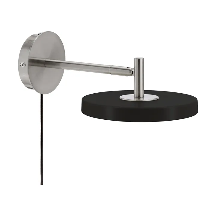 Lampada da parete Asteria Wall - Short, Black-chrome - Umage