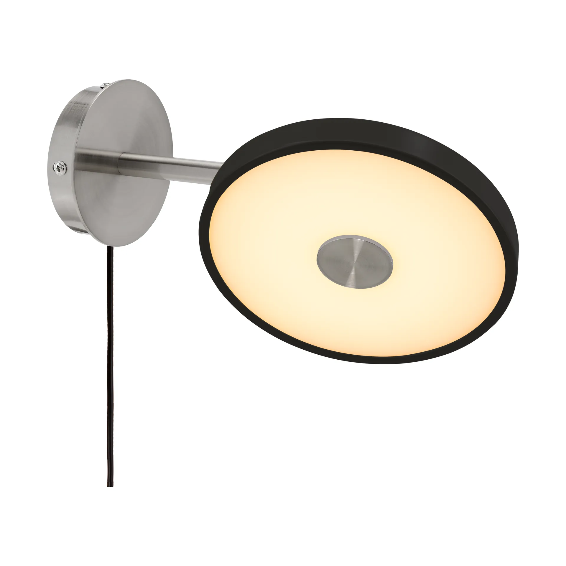 Lampada da parete Asteria Wall, Short, Black-chrome Umage