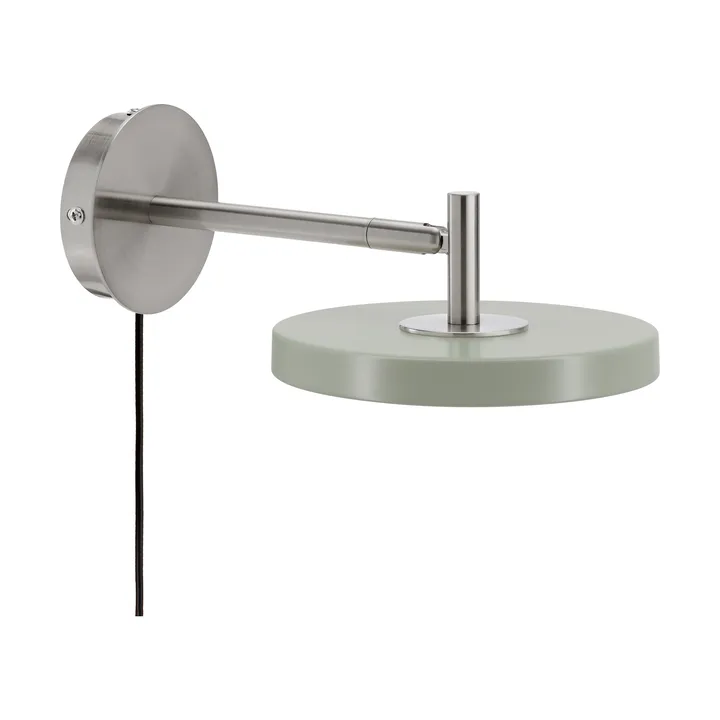 Lampada da parete Asteria Wall - Short, Nuance olive-chrome - Umage