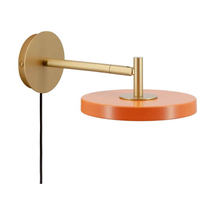 Lampada da parete Asteria Wall - Short, Nuance orange-brass - Umage