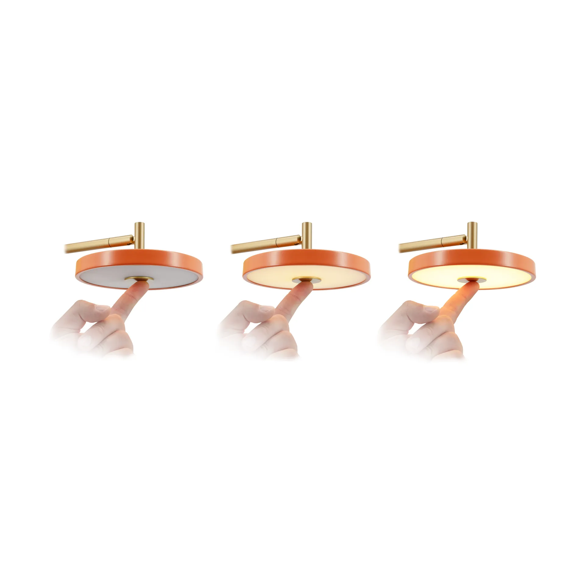 Lampada da parete Asteria Wall, Short, Nuance orange-brass Umage