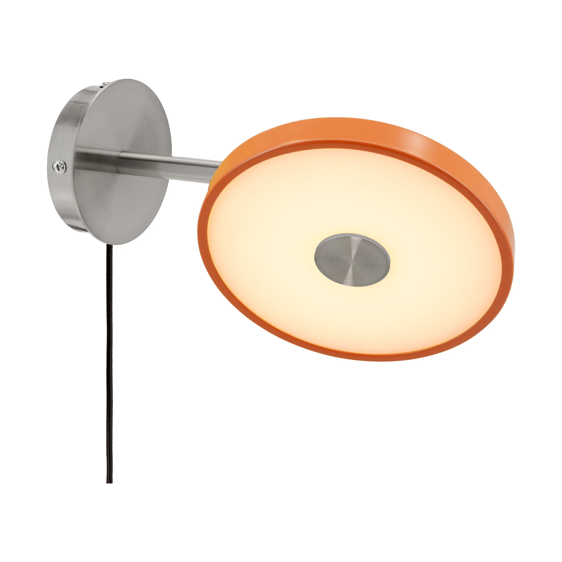 Lampada da parete Asteria Wall, Short, Nuance orange-chrome Umage