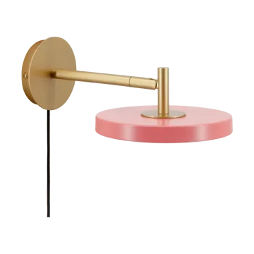 Lampada da parete Asteria Wall - Short, Nuance rose-brass - Umage
