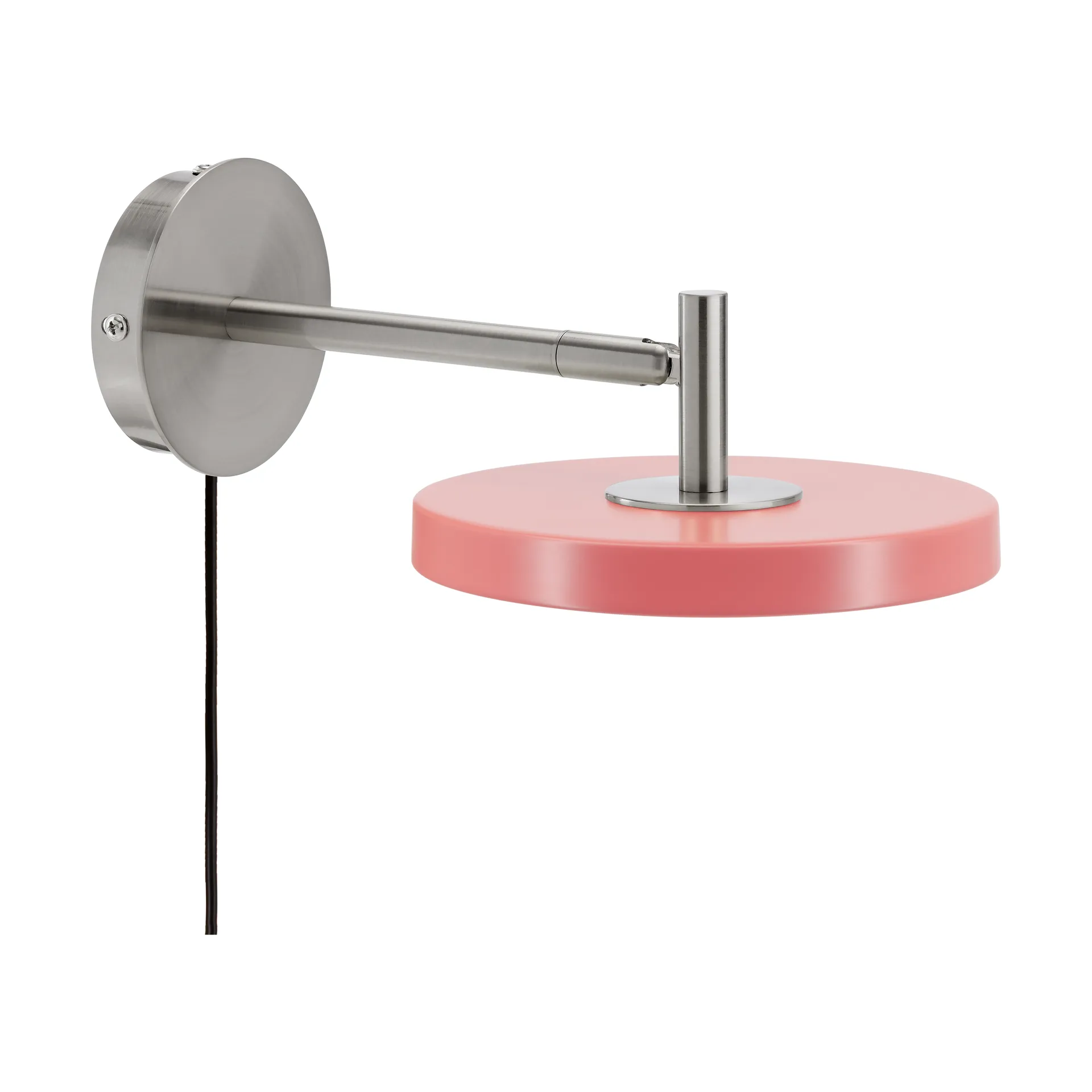 Lampada da parete Asteria Wall, Short, Nuance rose-chrome Umage
