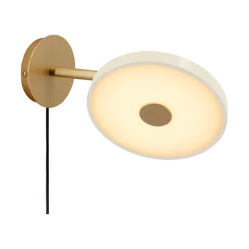 Lampada da parete Asteria Wall - Short, Pearl white-brass - Umage