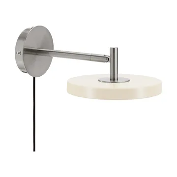 Lampada da parete Asteria Wall - Short, Pearl white-chrome - Umage