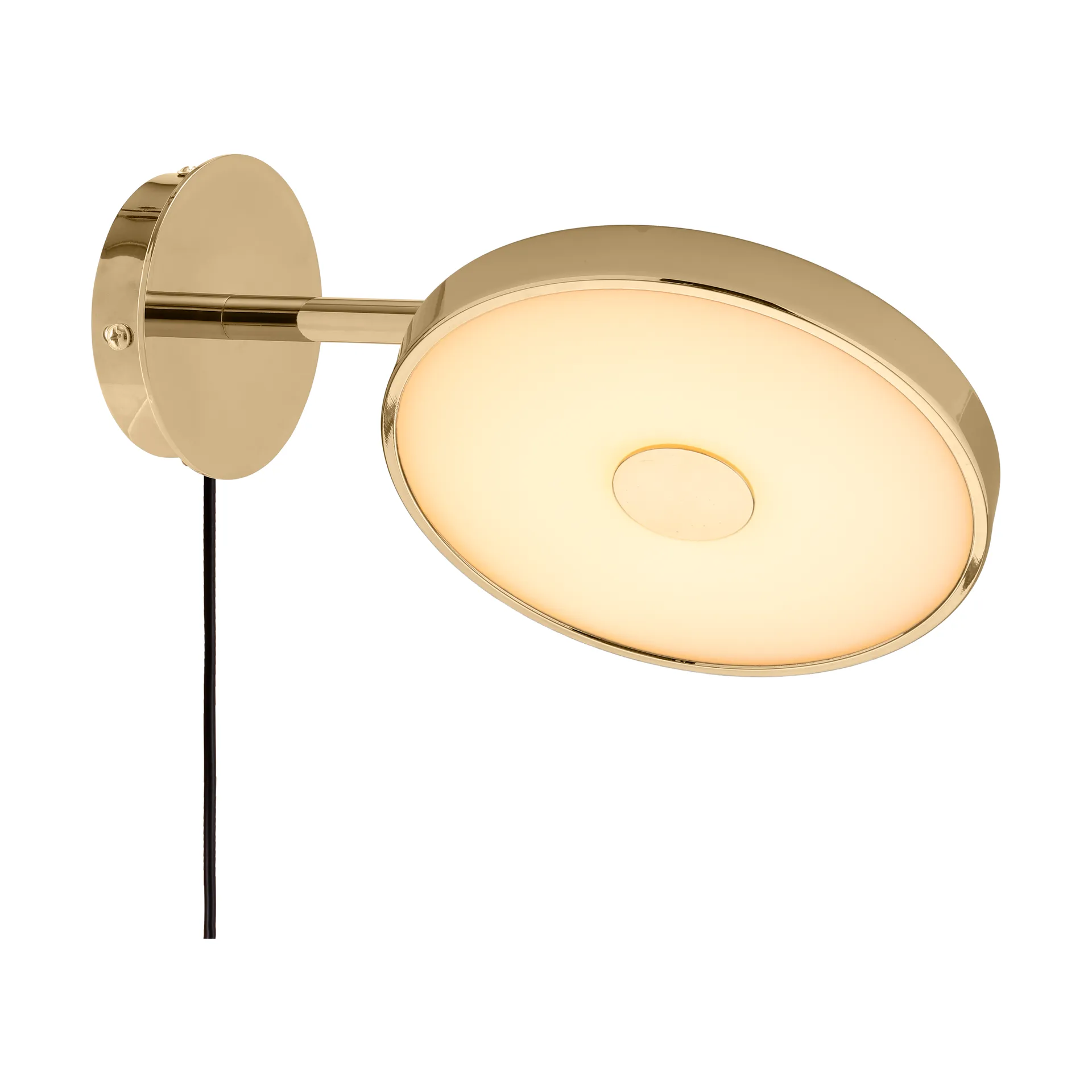 Lampada da parete Asteria Wall, Short, Polished brass Umage