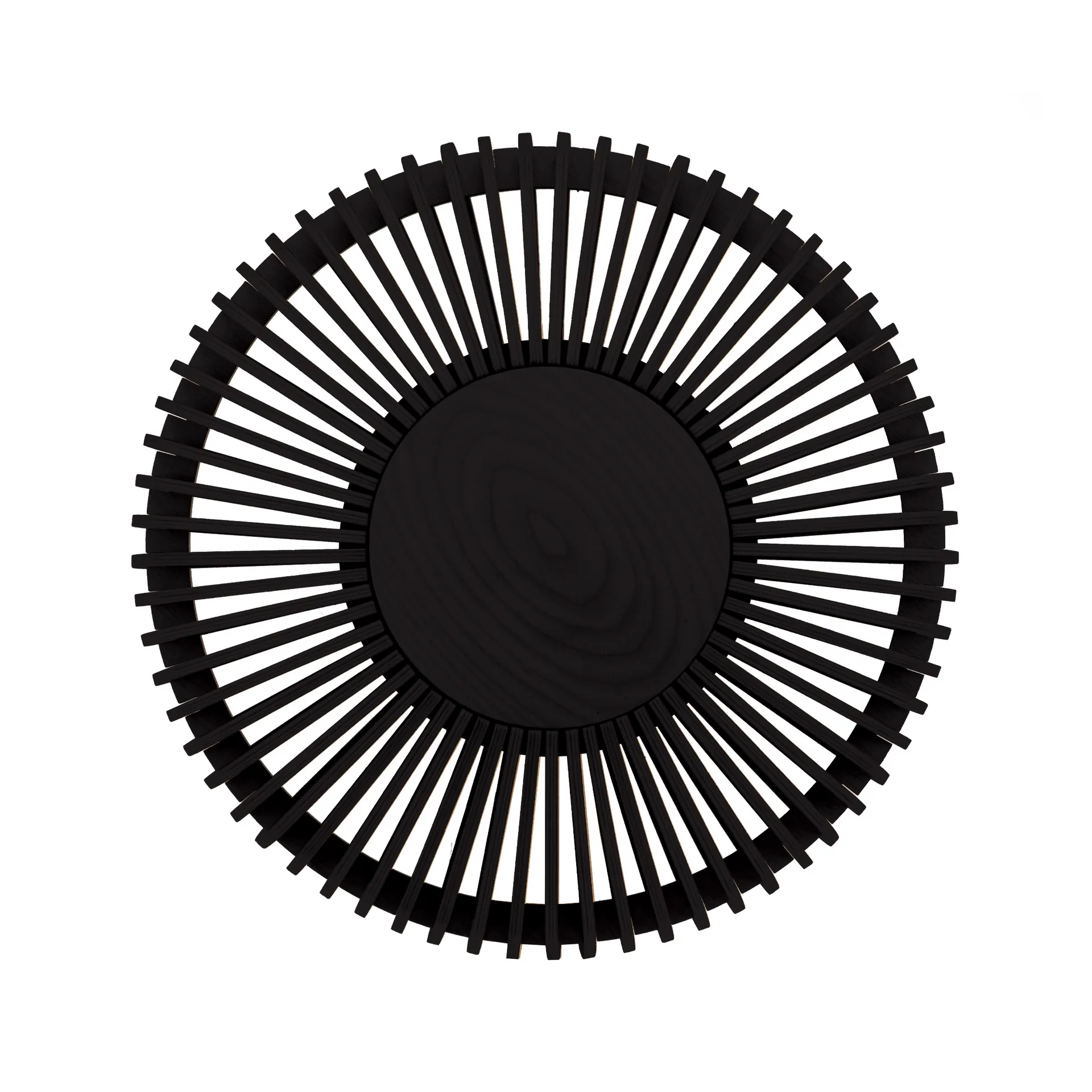 Lampada da parete Clava Up media, Rovere nero Umage