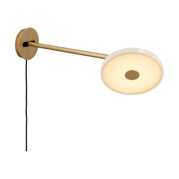 Lampada da parete lunga Asteria Wall  - Bianco perla - Umage
