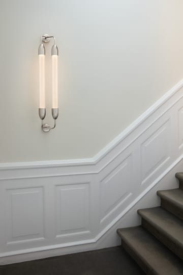Lampada da parete lunga Lemon Squeeze Wall   - Acciaio doppio lucido - Umage