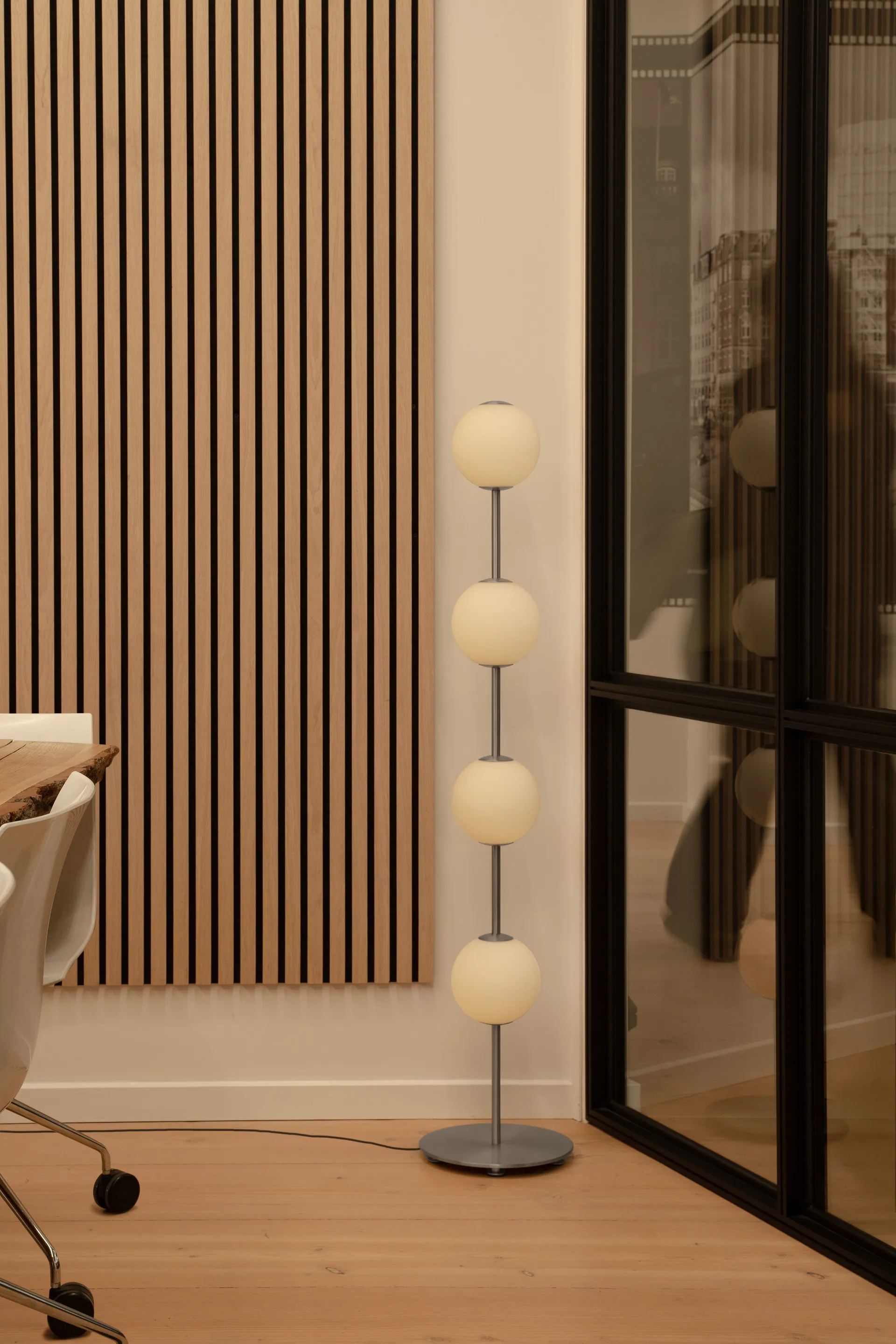 Lampada da pavimento Audrey Floor, Acciaio Umage