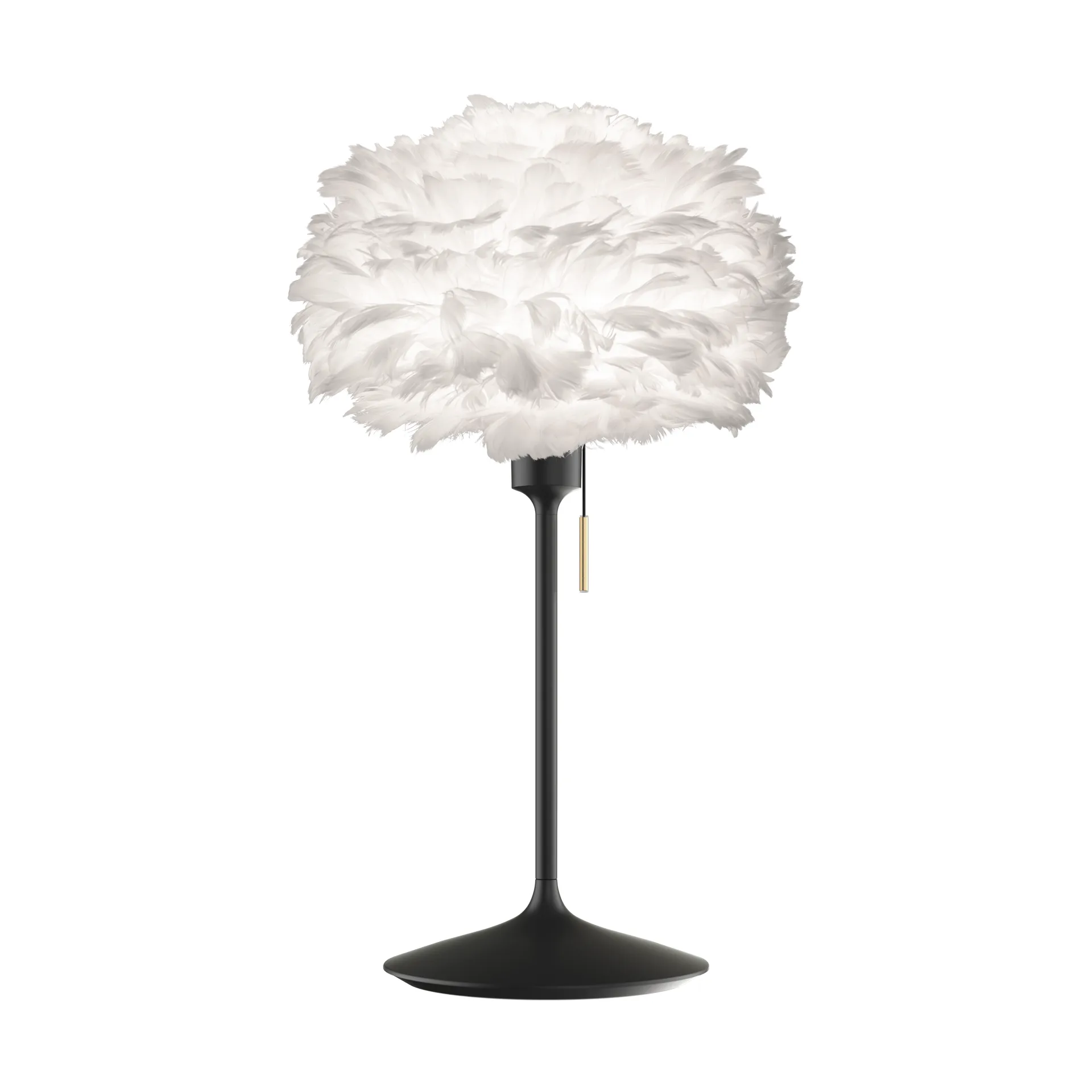 Lampada da tavolo Eos mini, Bianco-Nero Umage