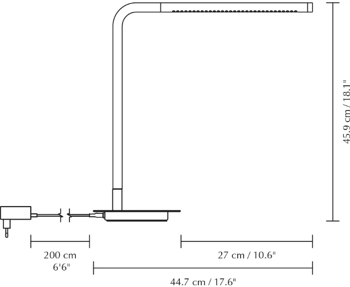 Lampada da tavolo Omni Table, Ottone Umage