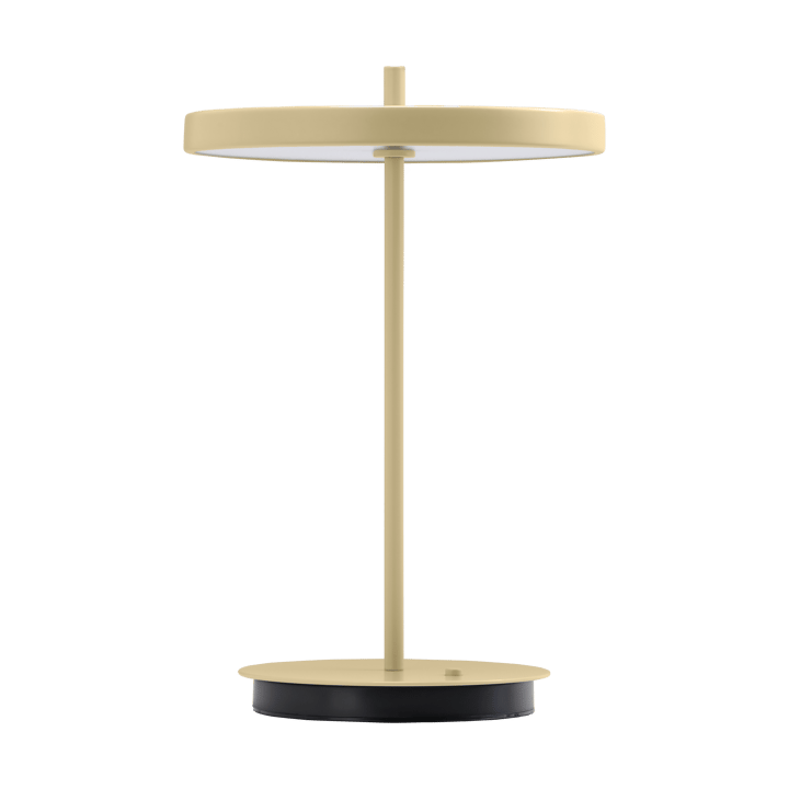 Lampada da tavolo portatile Asteria Move , Monochrome-giallo burro Umage