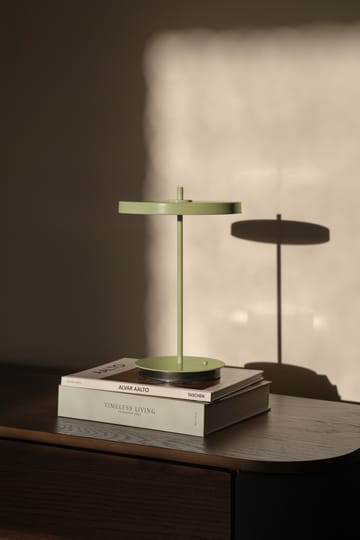 Lampada da tavolo portatile Asteria Move  - Monochrome-leaf - Umage