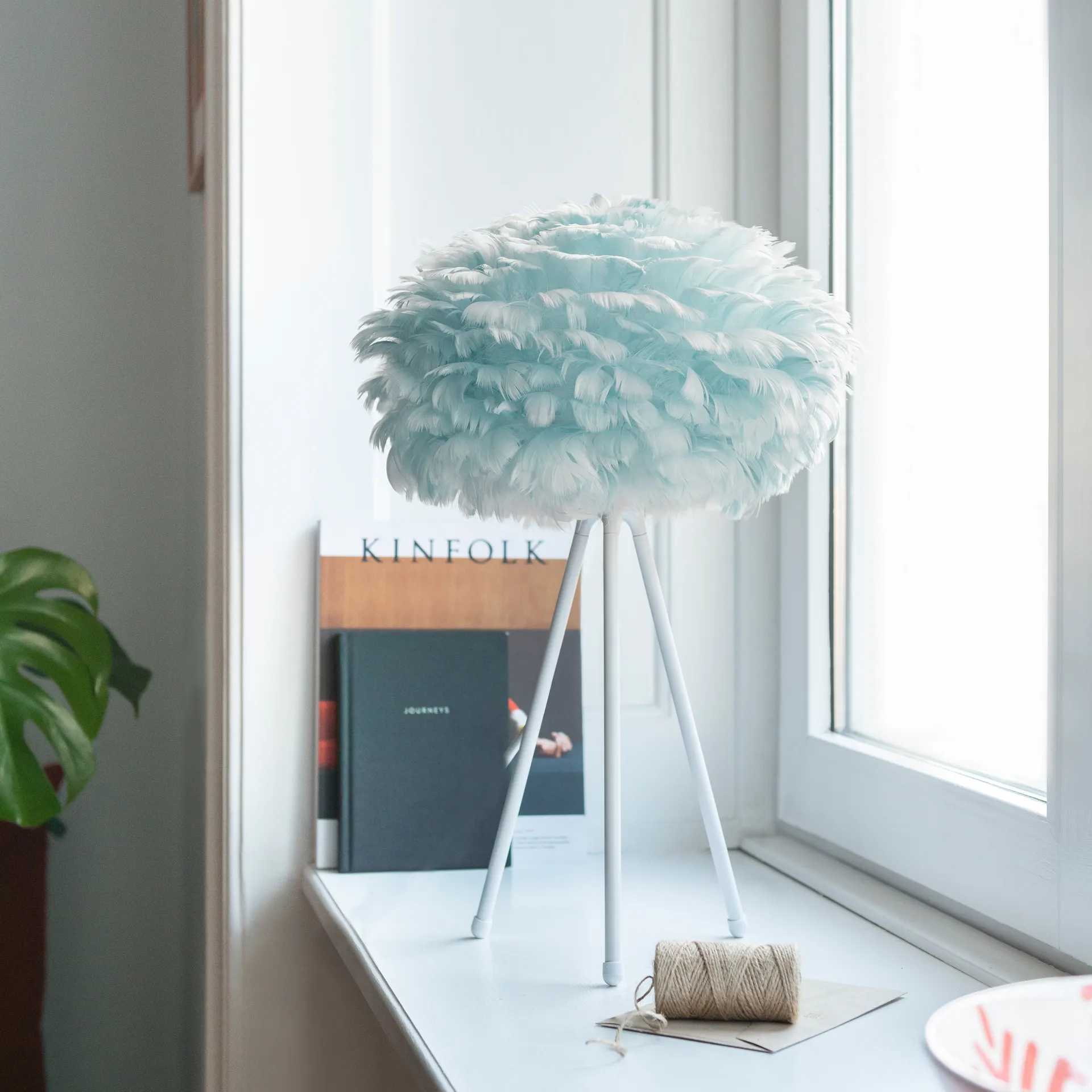 Lampada Eos azzurra, Mini Ø 35 cm Umage