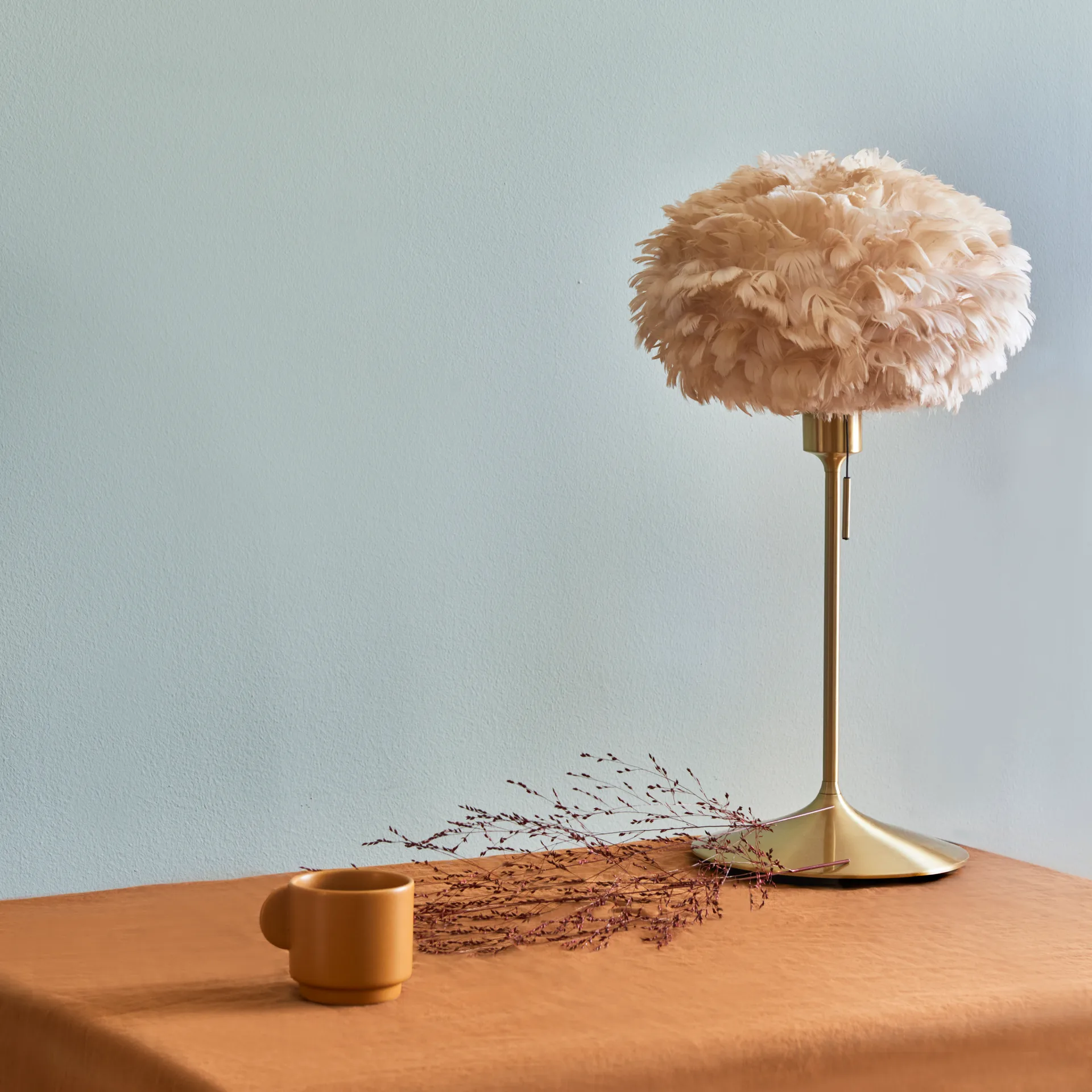 Lampada Eos marrone chiaro, mini 35 cm Umage