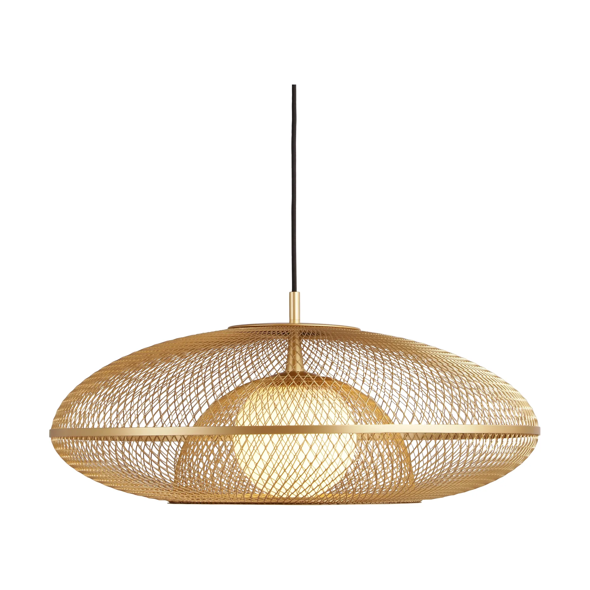 Lampada Faraday in ottone spazzolato, Grande Ø60,4 Umage