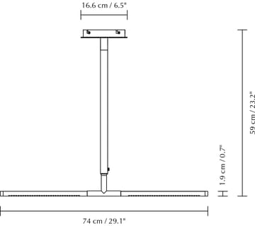 Lampadario Omni Ceiling  - Acciaio - Umage