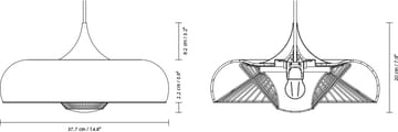 Paralume Chordis - Ottone - Umage