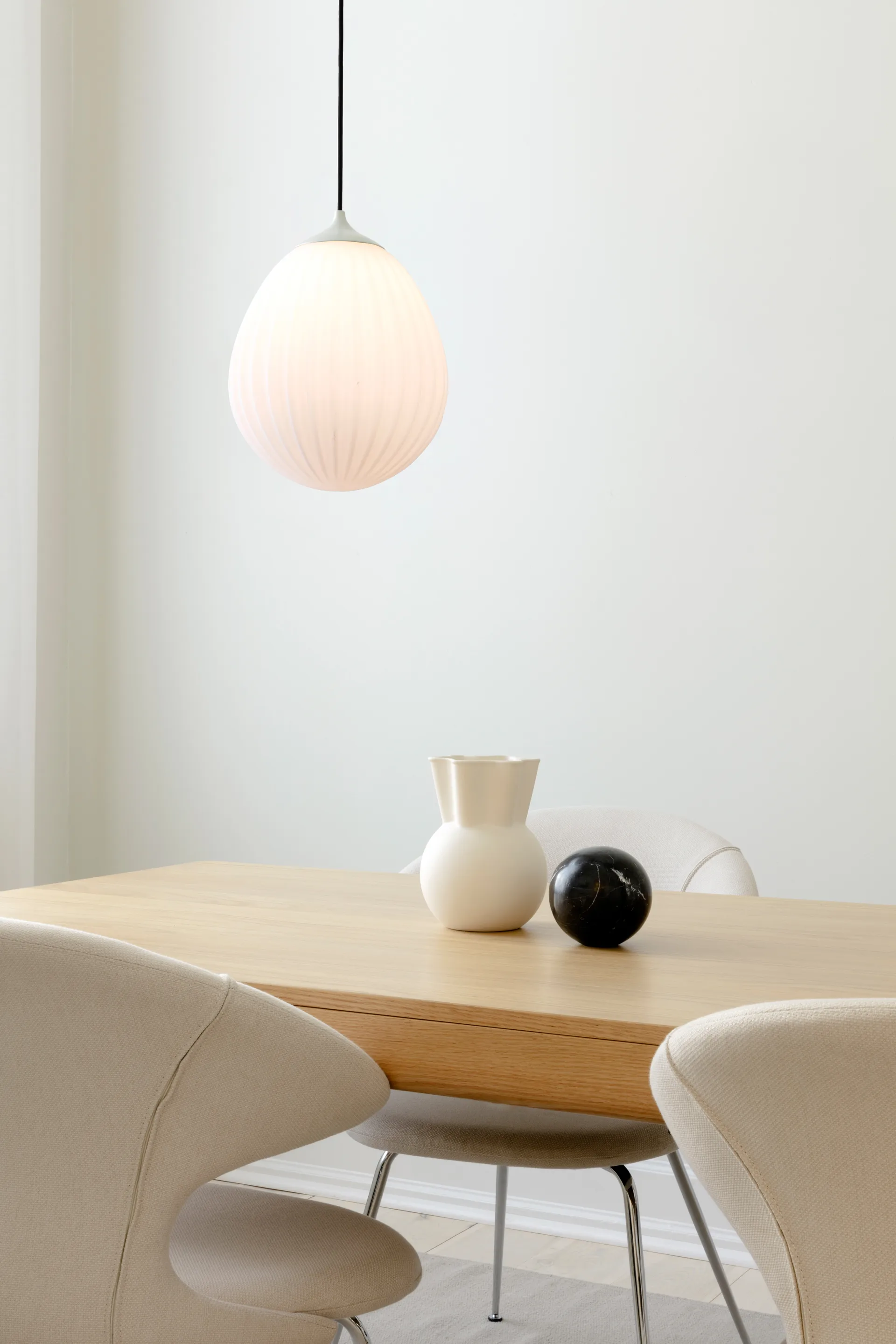 Paralume della lampada a sospensione Around The World bianco, Bianco Umage