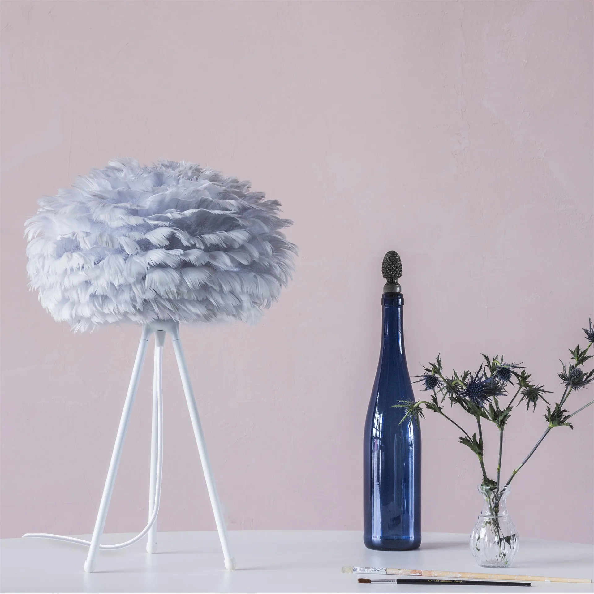 Paralume Eos grigio, mini Ø 35 cm Umage