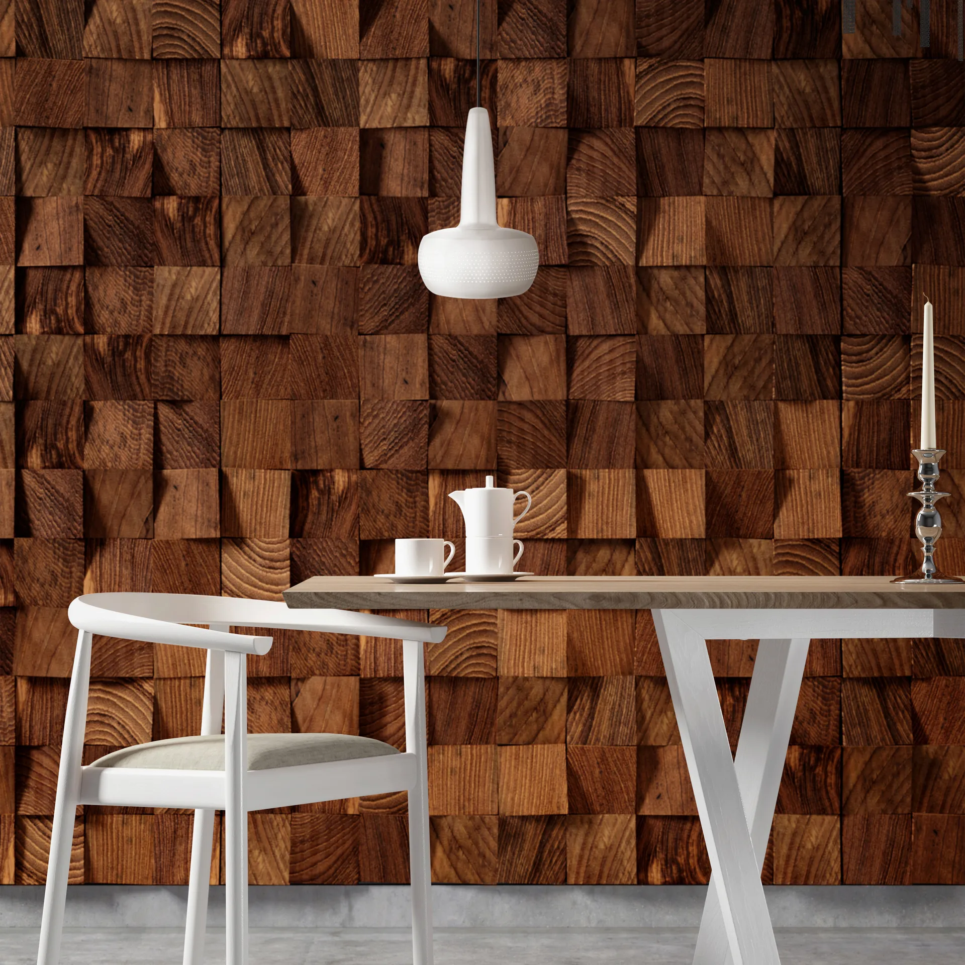 Plafoniera Clava Ø 21,5 cm, bianco opaco Umage