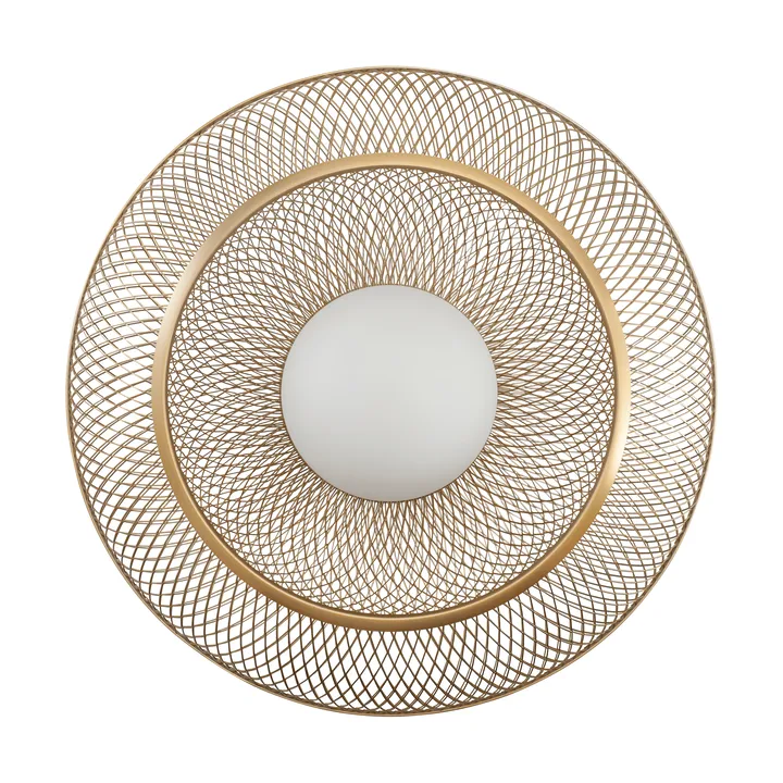 Plafoniera Faraday Up medium - Ottone spazzolato - Umage