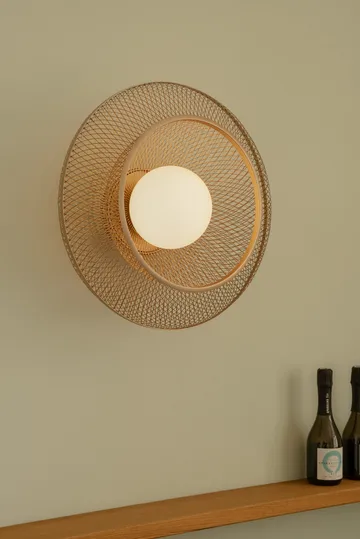 Plafoniera Faraday Up medium - Ottone spazzolato - Umage