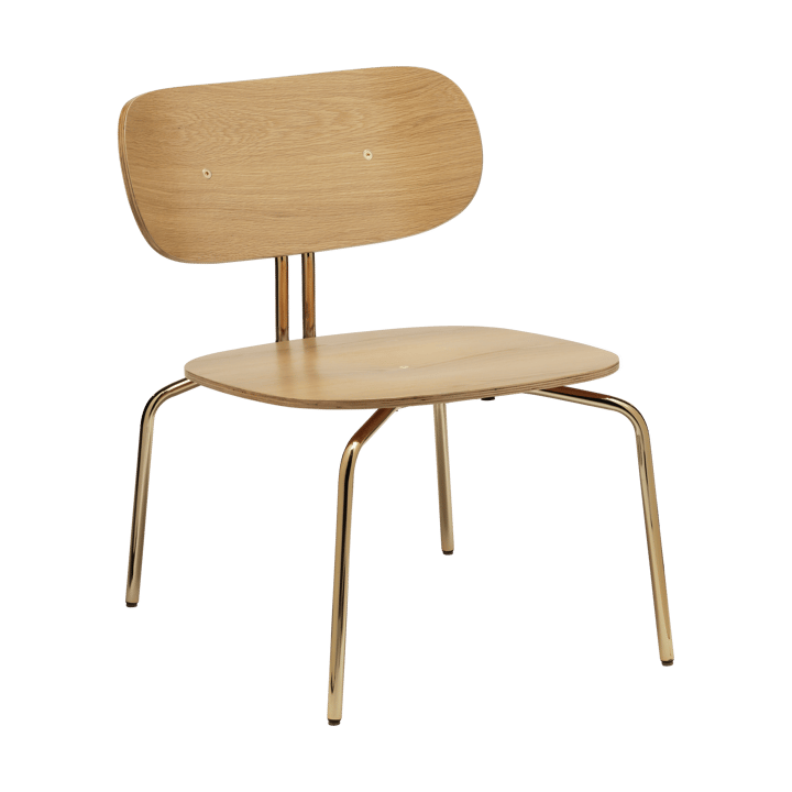 Poltrona lounge Curious  - Rovere-ottone - Umage