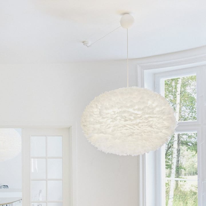 Rosone per lampadario con cavo Cannonball - bianco - Umage