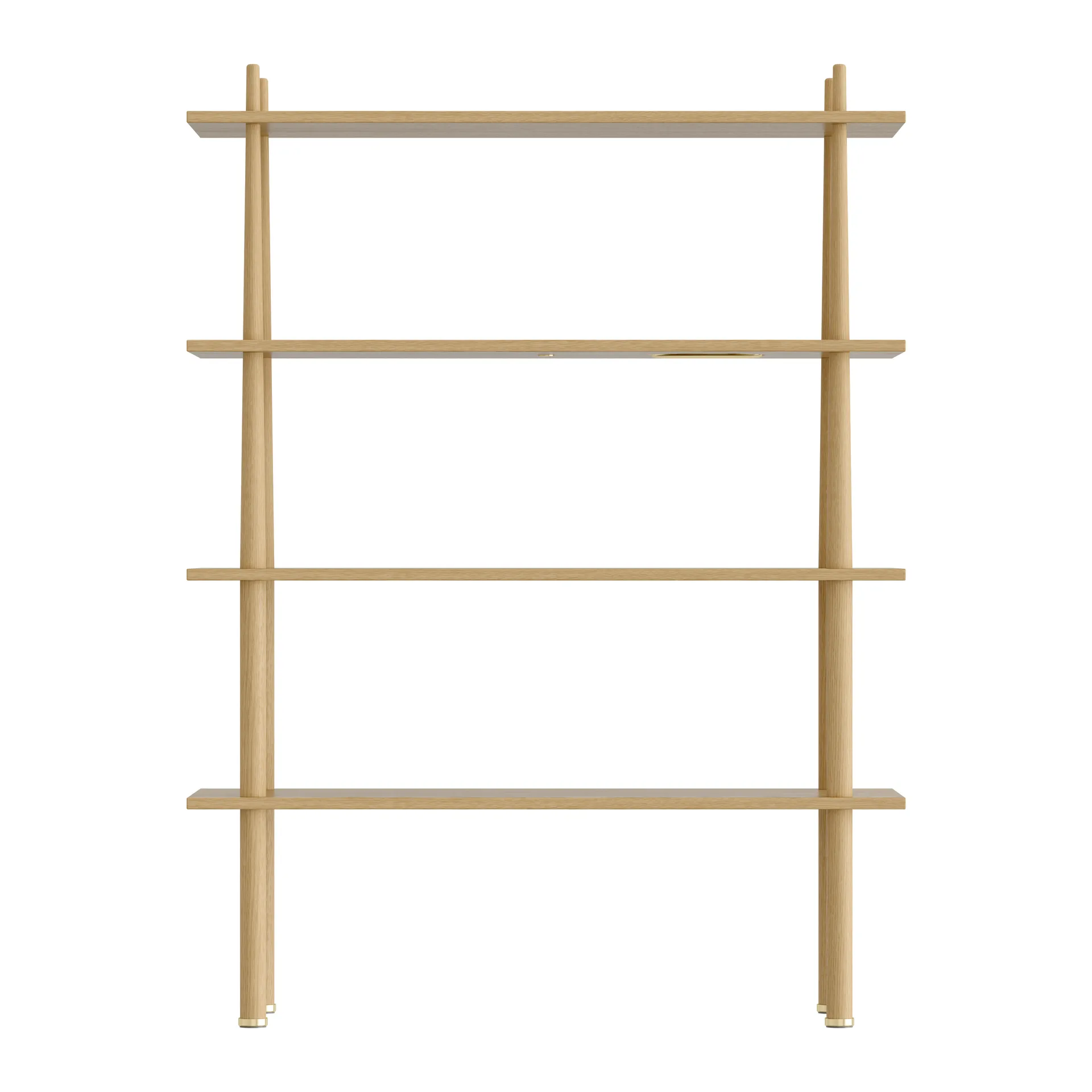 Scaffale con 4 ripiani Stories, Rovere Umage