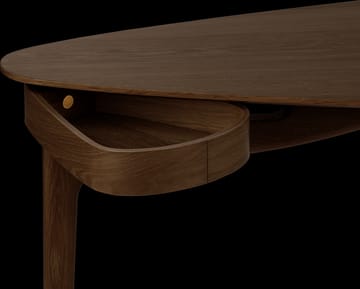Scrivania Duende 67,1x130 cm - Rovere scuro - Umage
