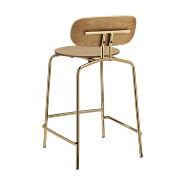 Sgabello Curious 65 cm - Rovere-ottone - Umage