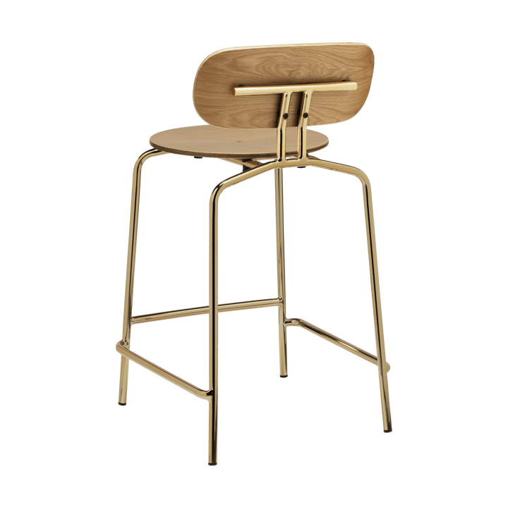 Sgabello Curious 65 cm, Rovere-ottone Umage
