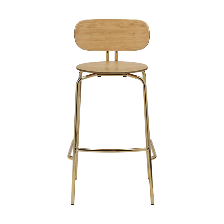 Sgabello Curious 75 cm - Rovere-ottone - Umage